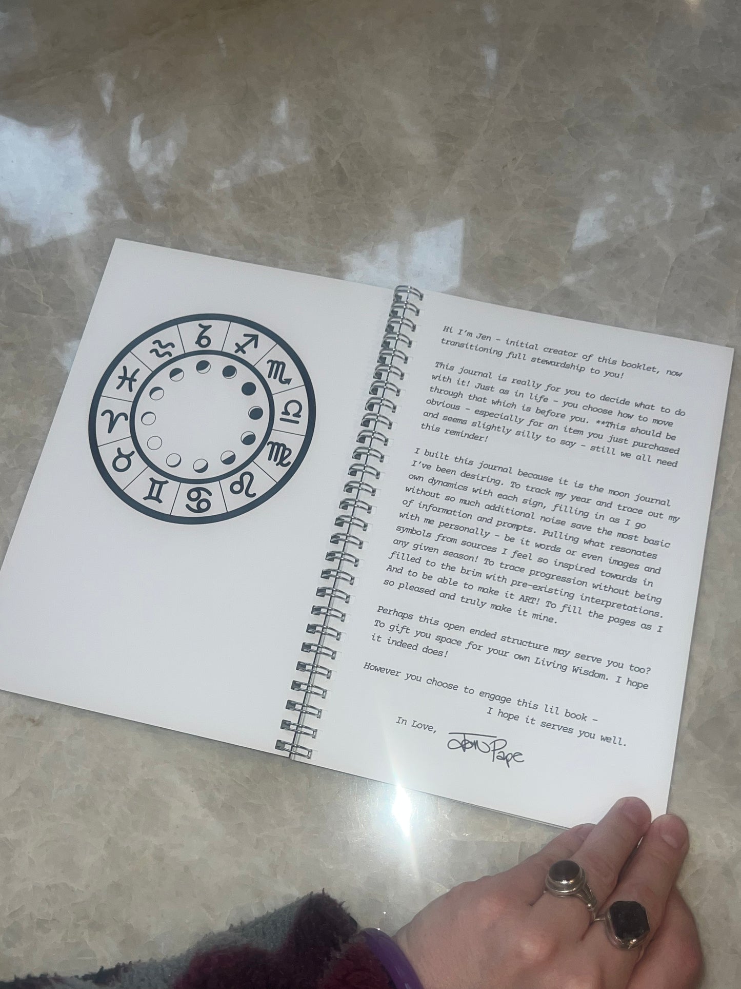 Journey with the Moon Journal