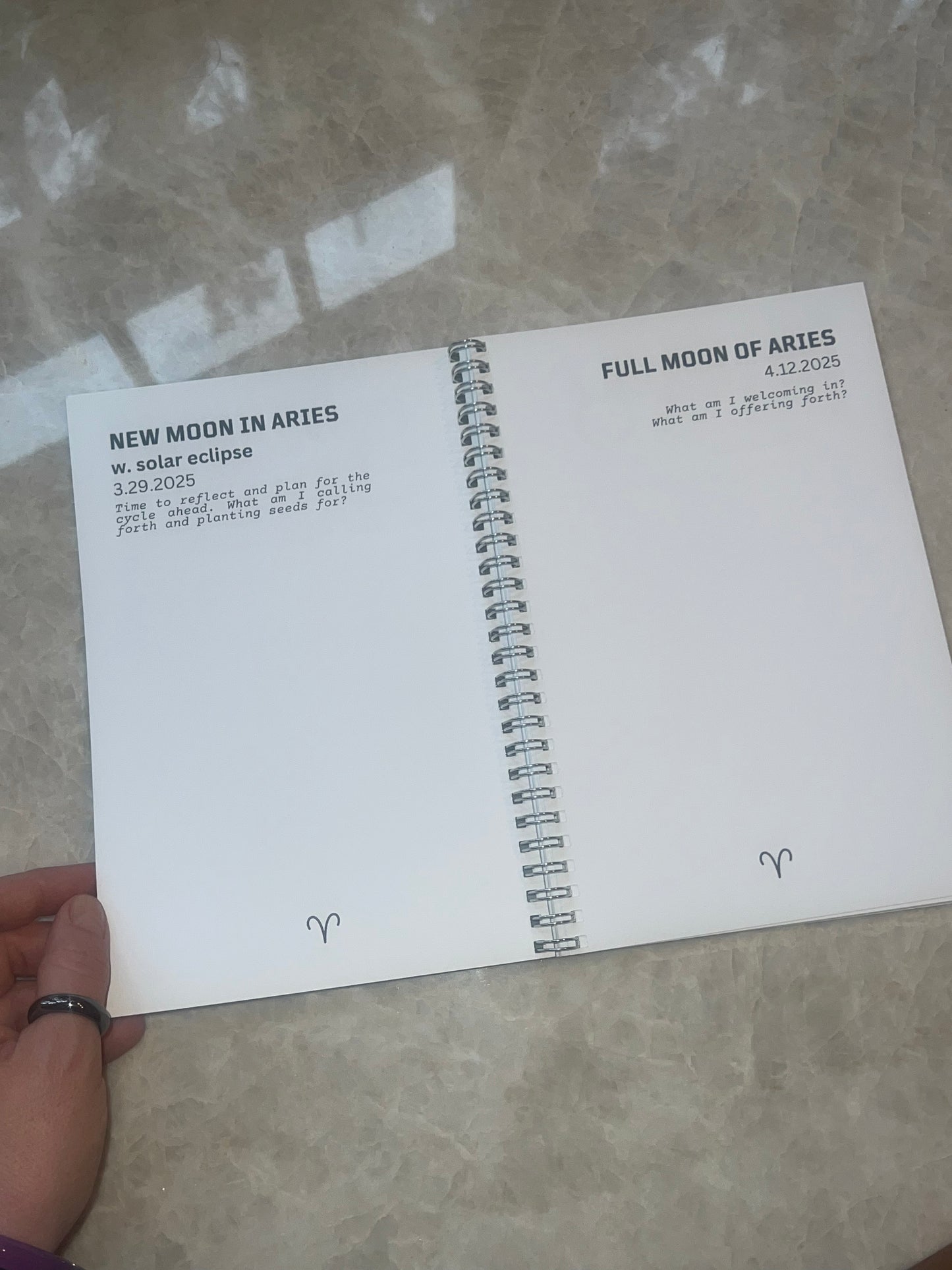 Journey with the Moon Journal