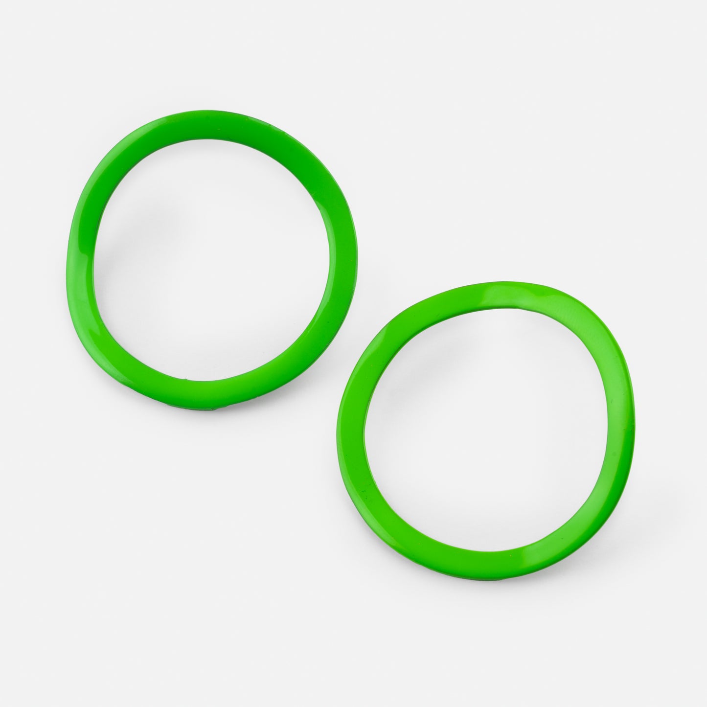 Neon Green Hoops