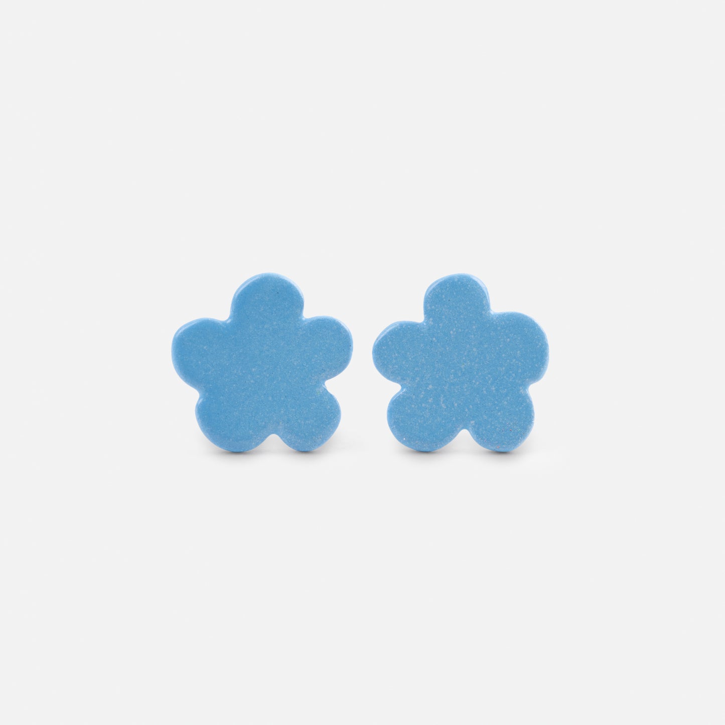 Lil Flowers in Neon Sky Blue