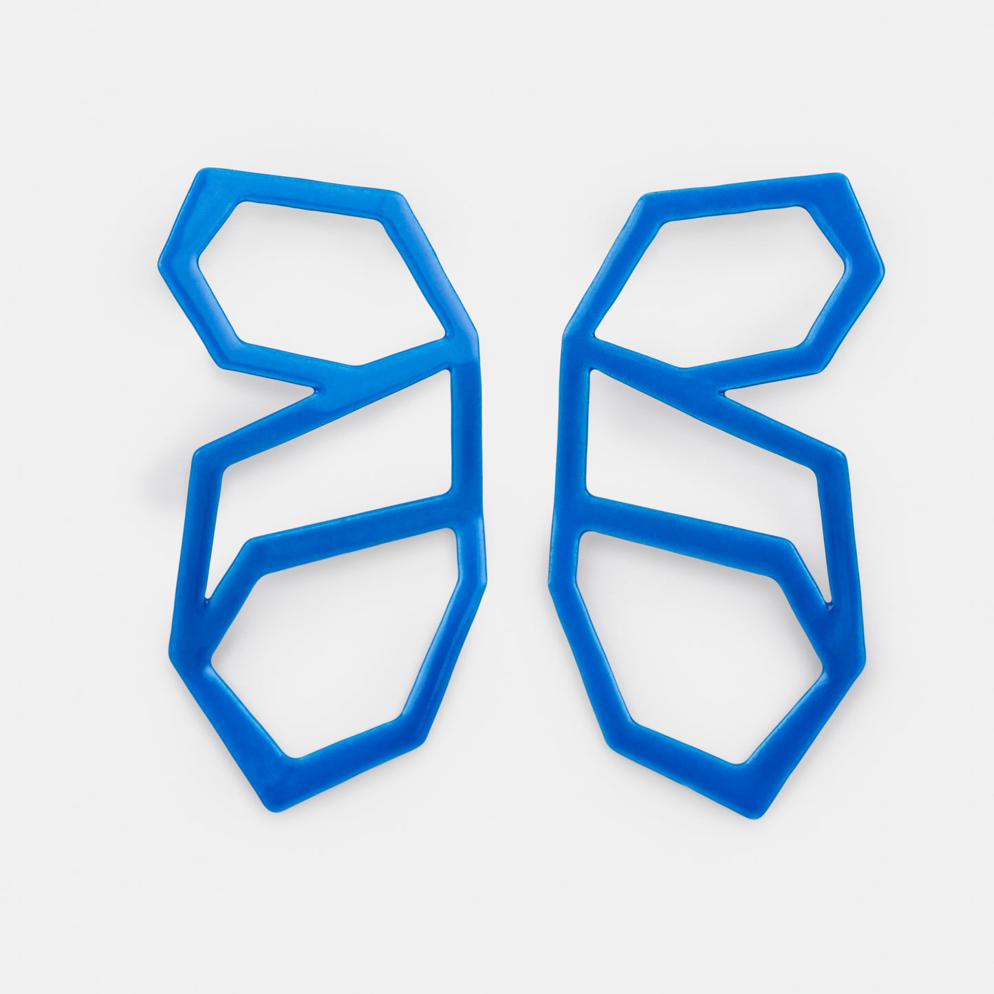 Supported Flight Earrings in Supernatural Blue