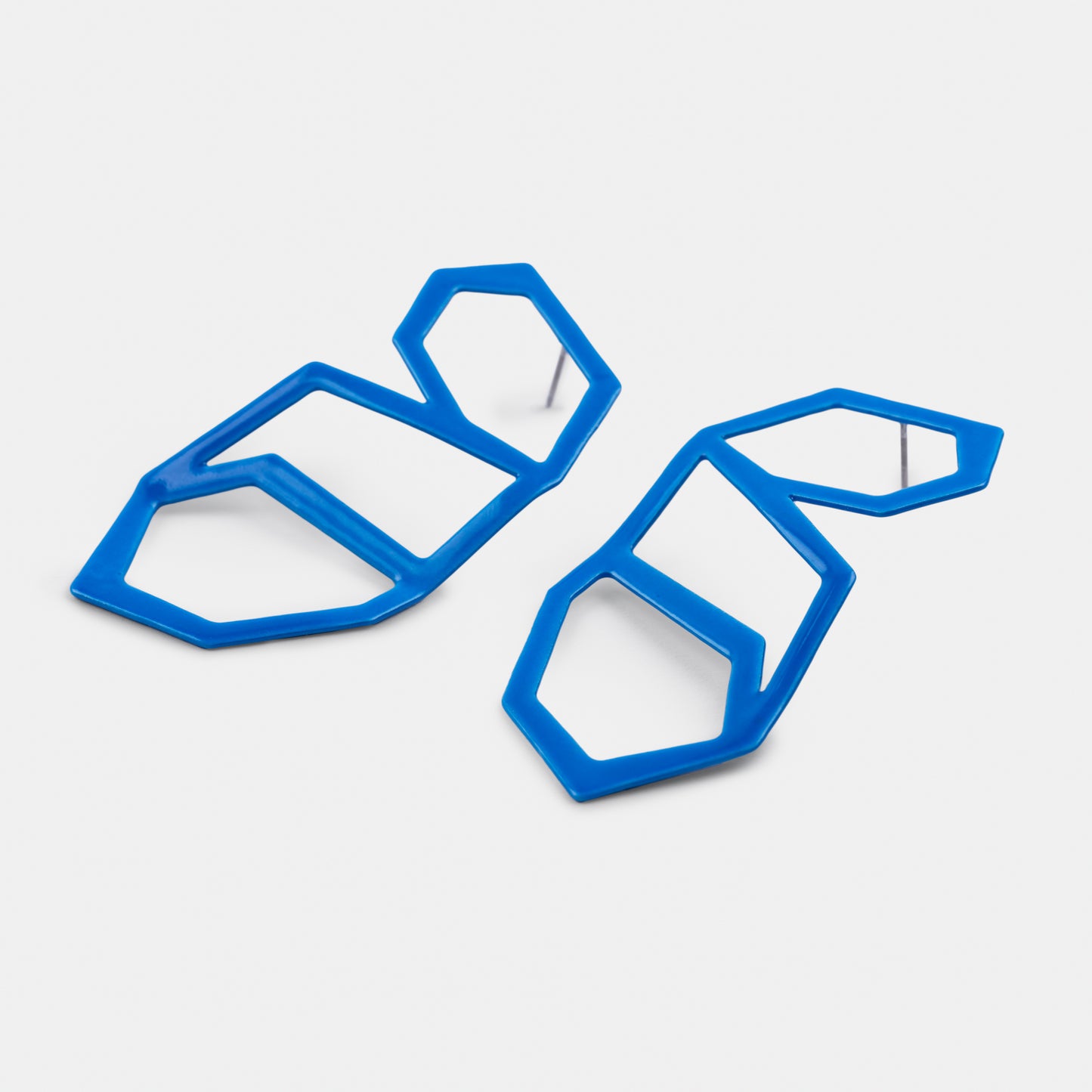 Supported Flight Earrings in Supernatural Blue