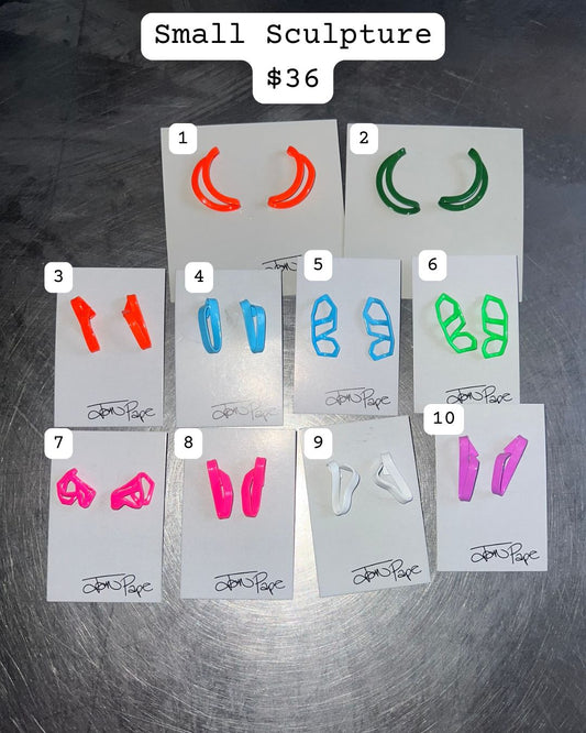 Small Sculpture Earrings