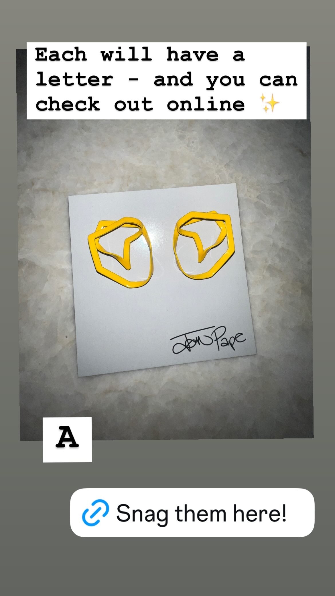 In-Motion Sculpture Earrings Story Sale!