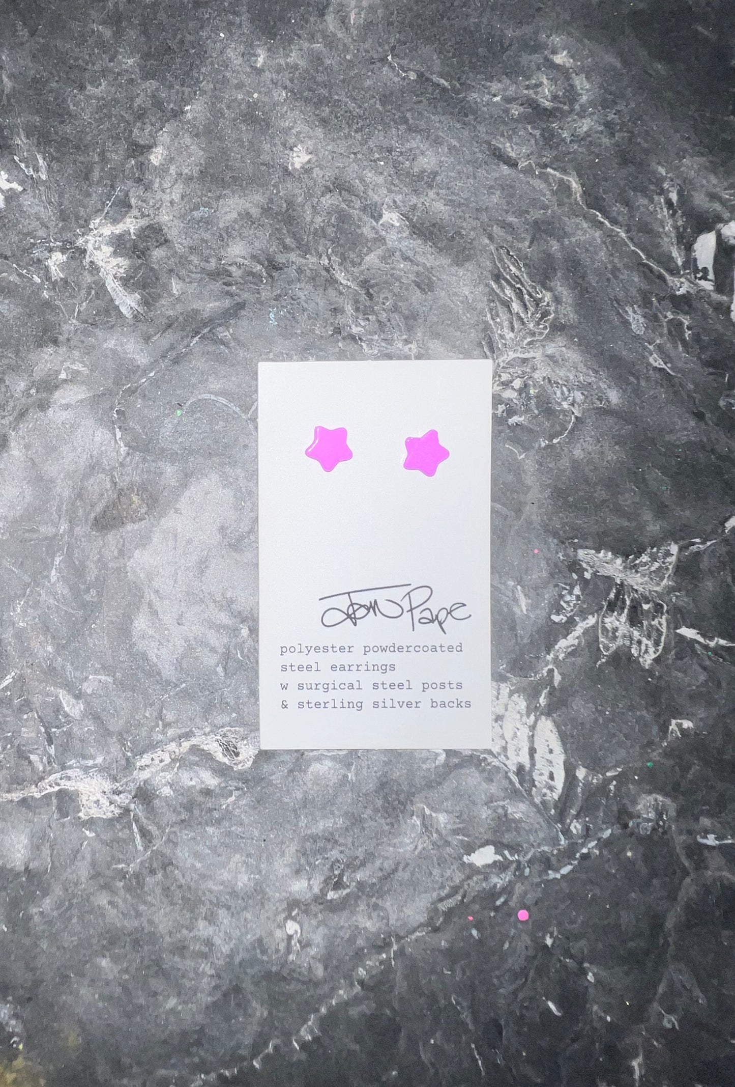 Tiny Purple Star Studs